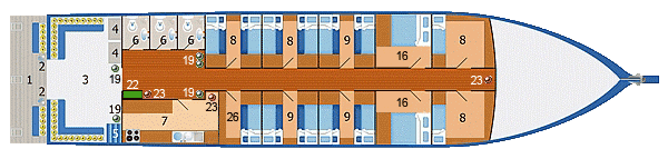 Dolphin Queen main deck