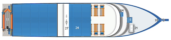 Dolphin Queen sun deck